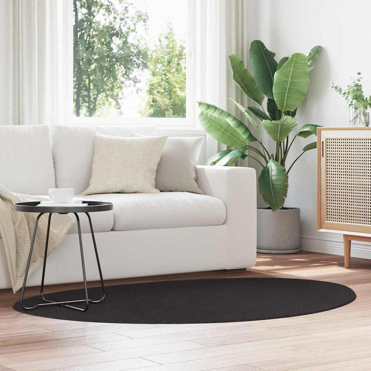 VidaXL Teppiche Huarte schwarz 120 x 170 cm Polyester