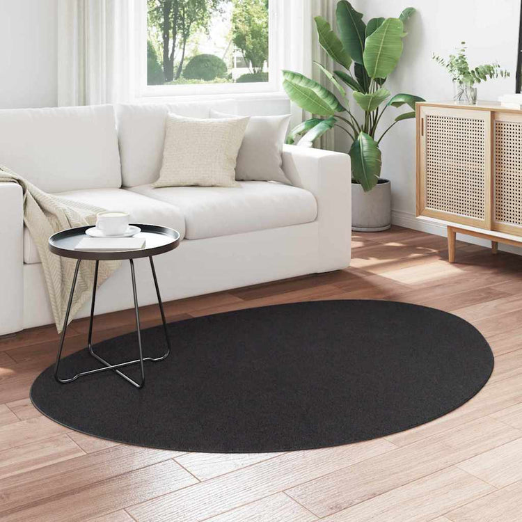 VidaXL Teppiche Huarte schwarz 120 x 170 cm Polyester
