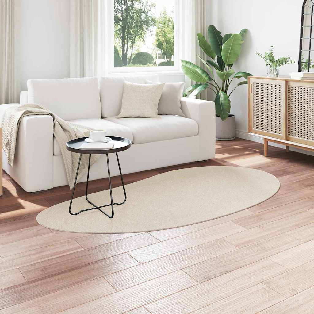 VidaXL Teppiche Huarte Beige 100 x 200 cm Polyester