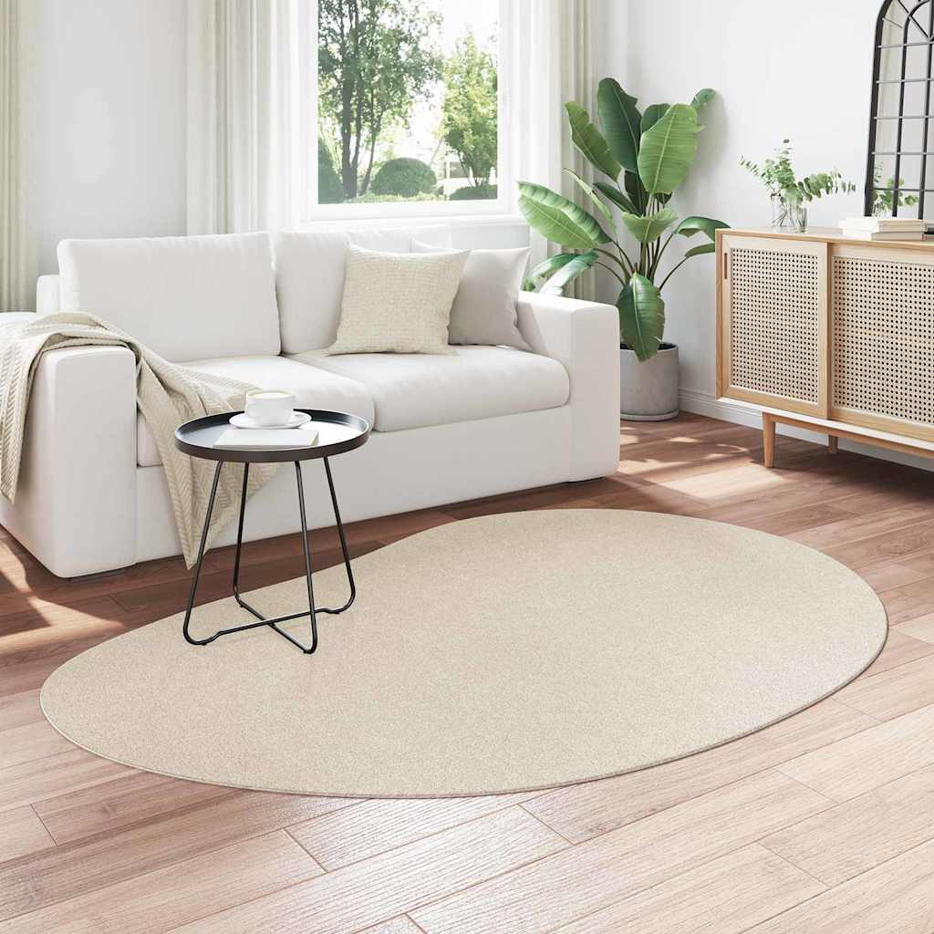 VidaXL Teppiche Huarte Beige 140 x 200 cm Polyester