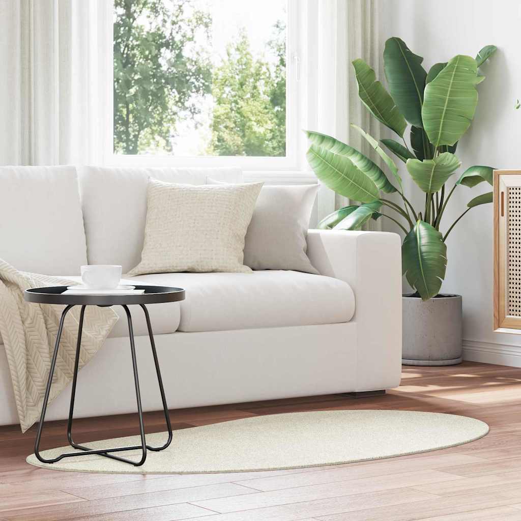 VidaXL Teppiche Huarte Creme 80 x 150 cm Polyester