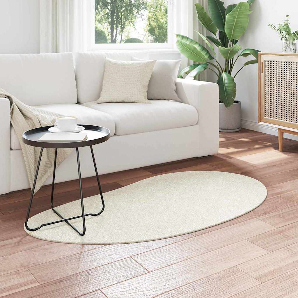 VidaXL Teppiche Huarte Creme 80 x 150 cm Polyester