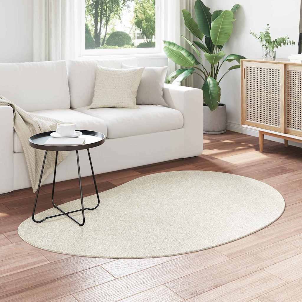 VidaXL Teppiche Huarte Creme 120 x 170 cm Polyester