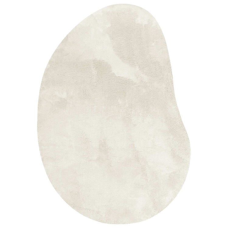 VidaXL Teppiche Huarte Creme 140 x 200 cm Polyester