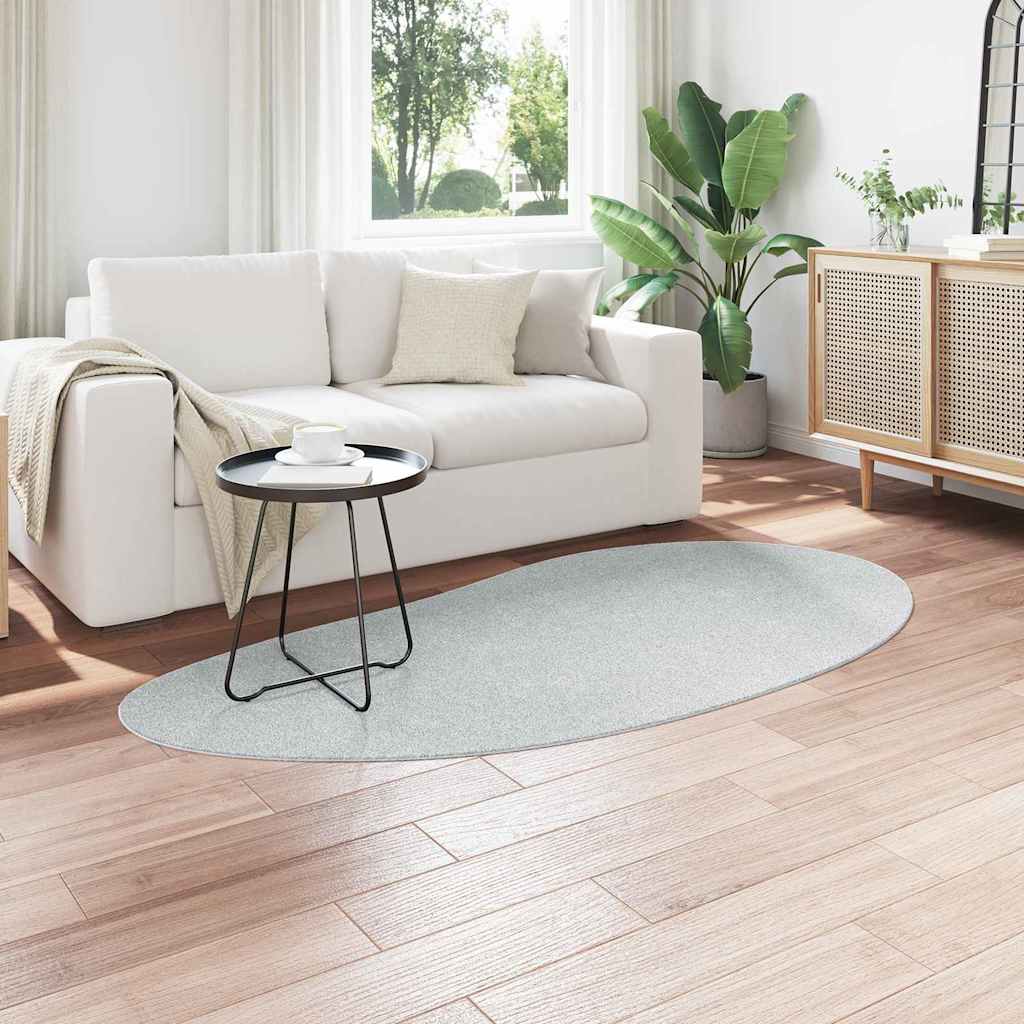 VidaXL Teppiche Huarte grau 100 x 200 cm Polyester
