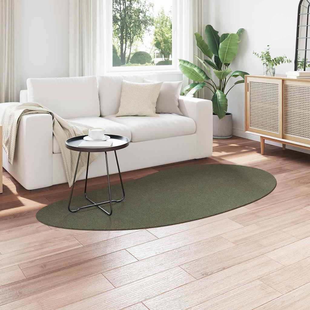 VidaXL Teppiche Huarte Waldgrün 100 x 200 cm Polyester