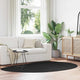 VidaXL Teppiche Huarte schwarz 160 x 230 cm Polyester