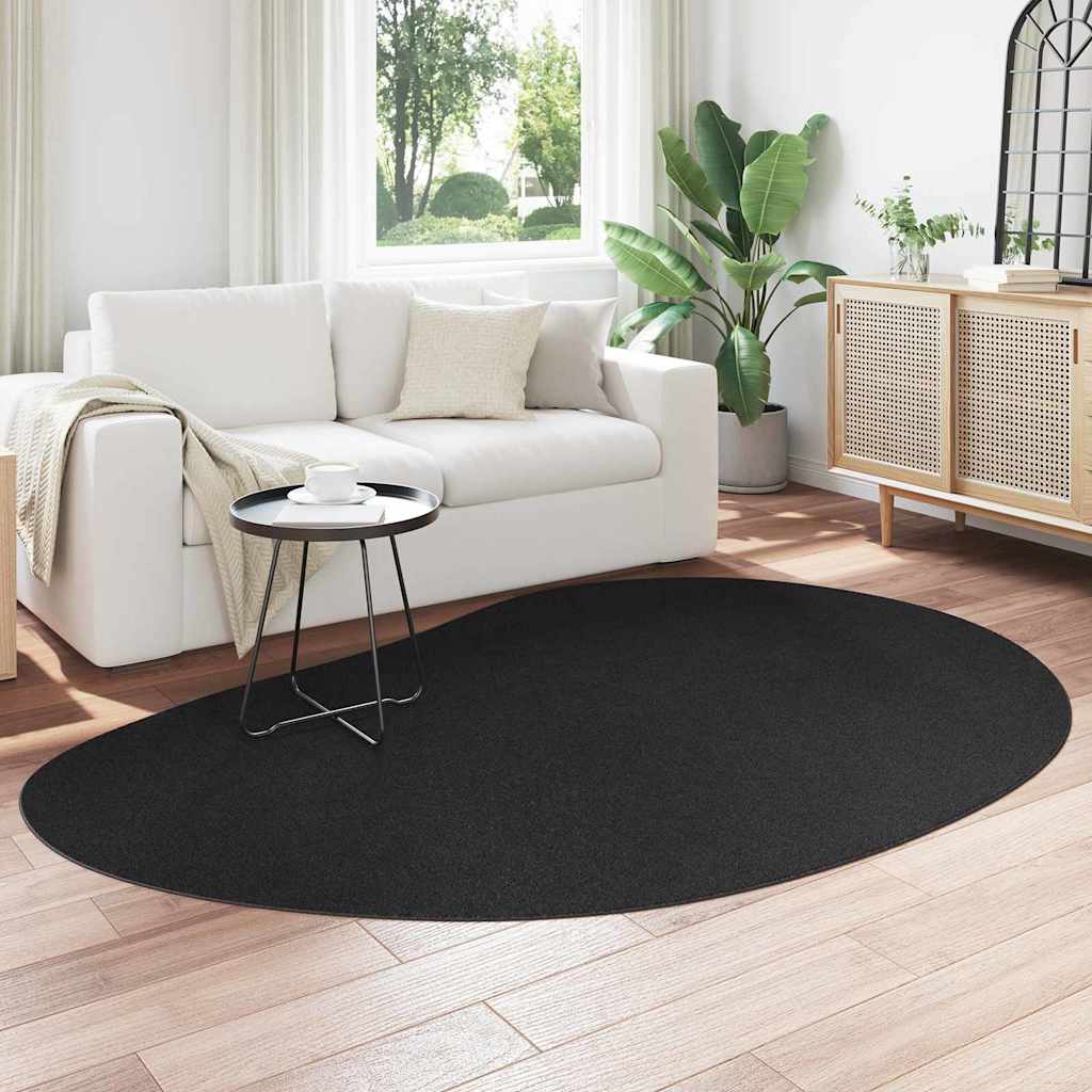 VidaXL Teppiche Huarte schwarz 160 x 230 cm Polyester