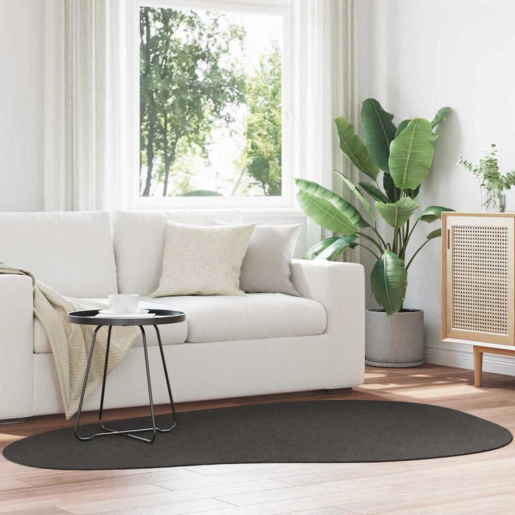 VidaXL Teppiche Huarte Anthrazit 140 x 200 cm Polyester