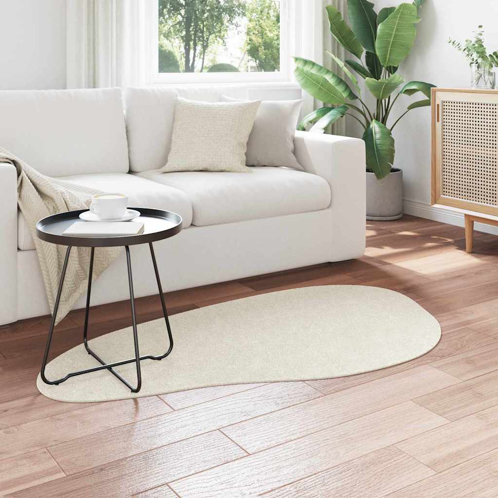 VidaXL Teppiche Huarte Creme 80 x 150 cm Polyester