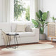 VidaXL Teppiche Huarte Creme 100 x 200 cm Polyester
