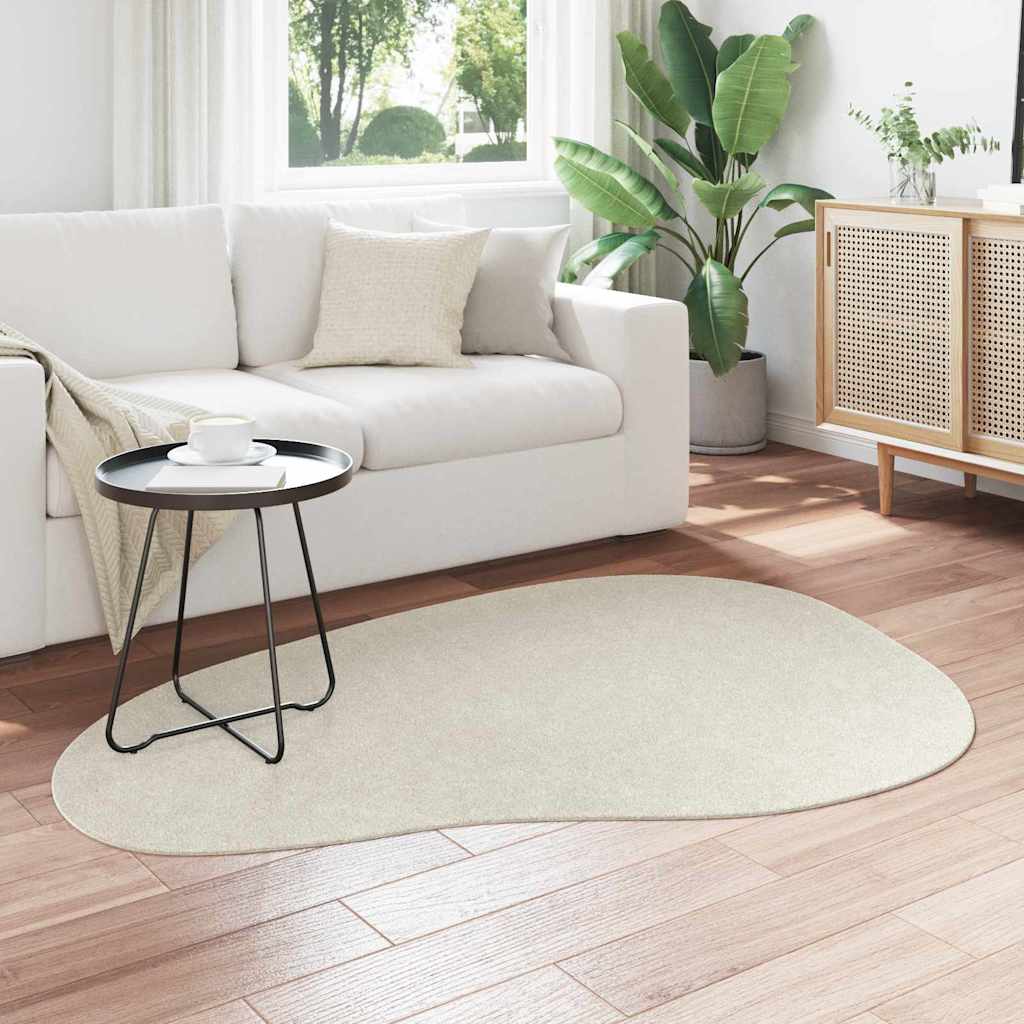 VidaXL Teppiche Huarte Creme 120 x 170 cm Polyester