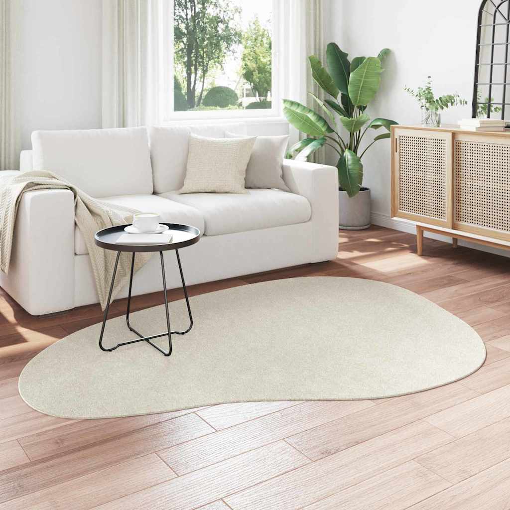 VidaXL Teppiche Huarte Creme 140 x 200 cm Polyester