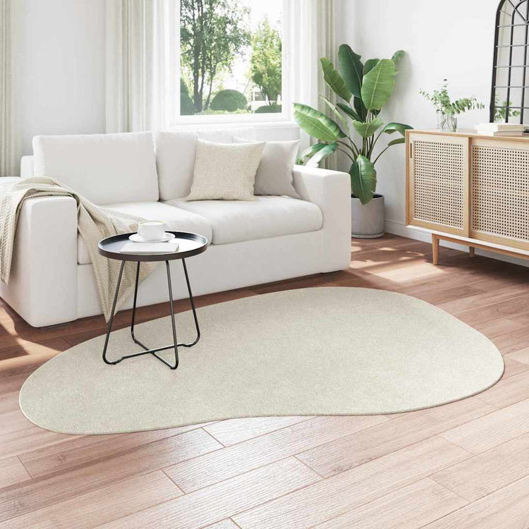VidaXL Teppiche Huarte Creme 140 x 200 cm Polyester