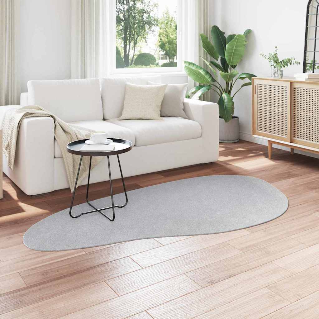 VidaXL Teppiche Huarte grau 100 x 200 cm Polyester