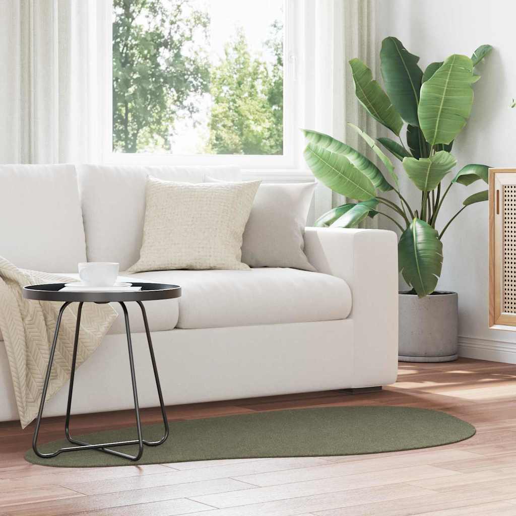 VidaXL Teppiche Huarte Waldgrün 80 x 150 cm Polyester