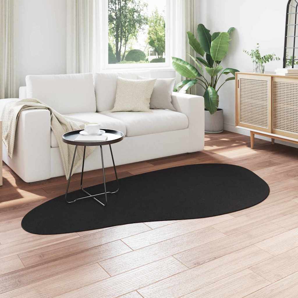 VidaXL Teppiche Huarte Schwarz 100 x 200 cm Polyester