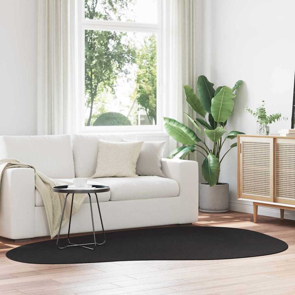 VidaXL Teppiche Huarte schwarz 160 x 230 cm Polyester
