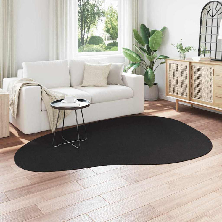 VidaXL Teppiche Huarte schwarz 160 x 230 cm Polyester