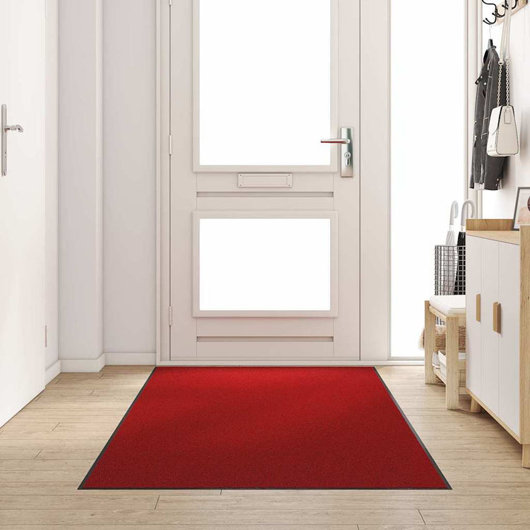 Vidaxx Fußmatte verschiedene rot und schwarz 120 x 300 cm Polyamid und PVC