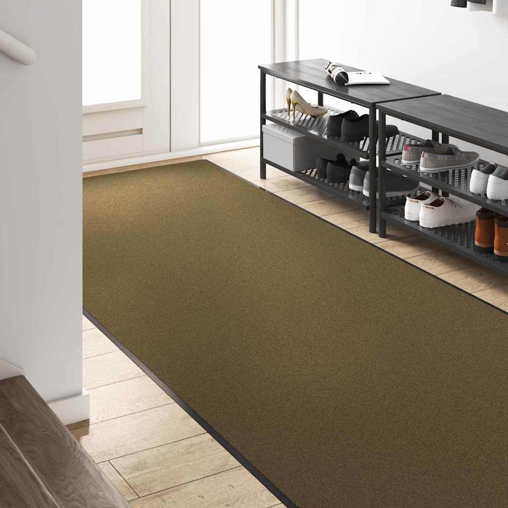 Vidaxl-Fußmatte, sonst braun und schwarz, 120 x 400 cm, Polyamid und PVC
