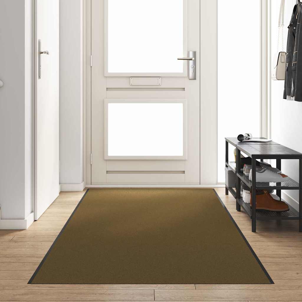 Vidaxl-Fußmatte, sonst braun und schwarz, 120 x 400 cm, Polyamid und PVC