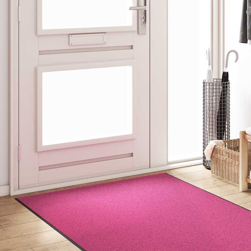 Vidaxl Fußmatte verschiedene Rosa und Schwarz 120 x 400 cm Polyamid und PVC