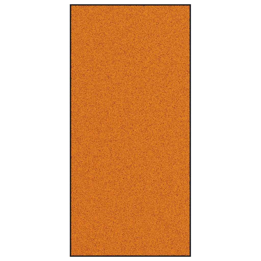 Vidaxx Fußmatte sonst Orange und Schwarz 120 x 250 cm Polyamid und PVC