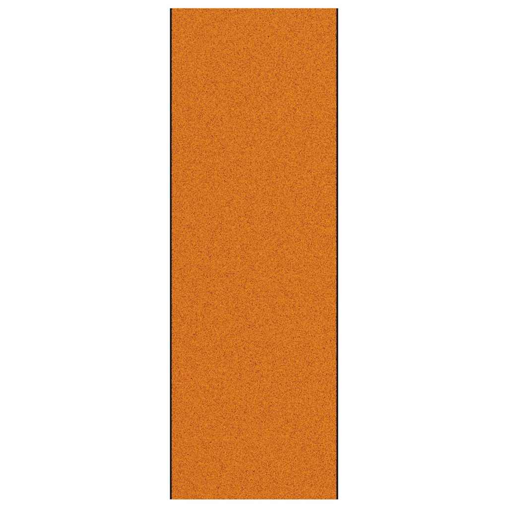 Vidaxx Fußmatte sonst Orange und Schwarz 120 x 350 cm Polyamid und PVC