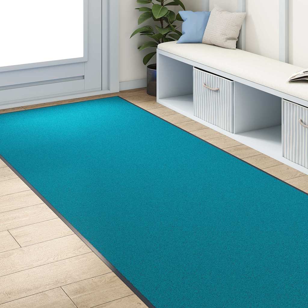 Vidaxx Fußmatte verschiedene Cyan und Schwarz 120 x 300 cm Polyamid und PVC