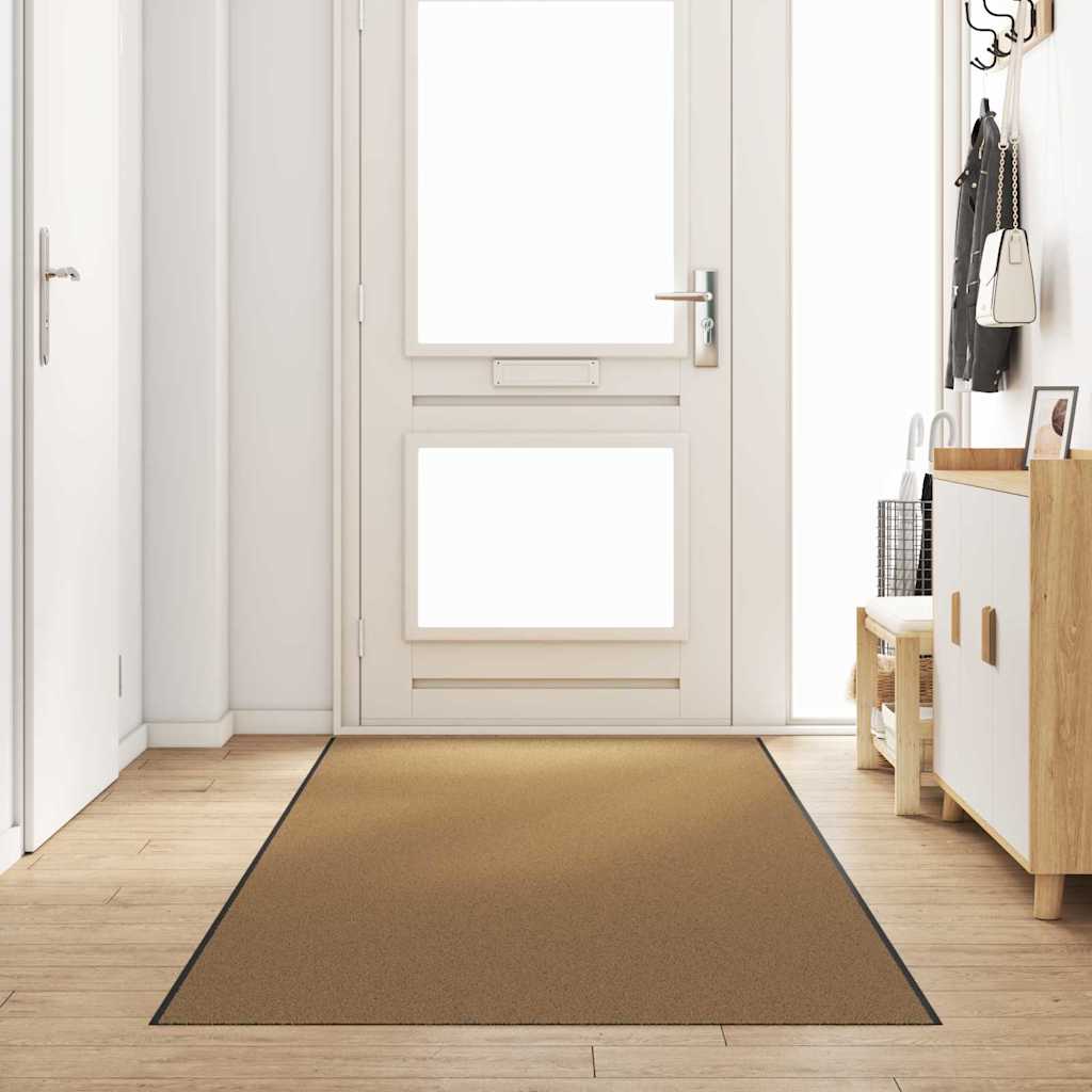 Vidaxl Fußmatte verschiedene Creme und Schwarz 120 x 400 cm Polyamid und PVC