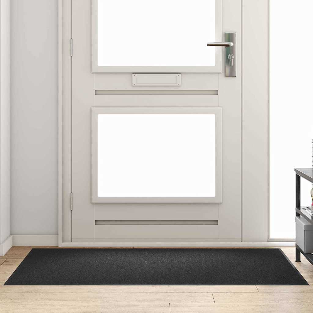 Vidaxx-Fußmatte, sonst schwarz, 90 x 150 cm, Polypropylen und Vinyl