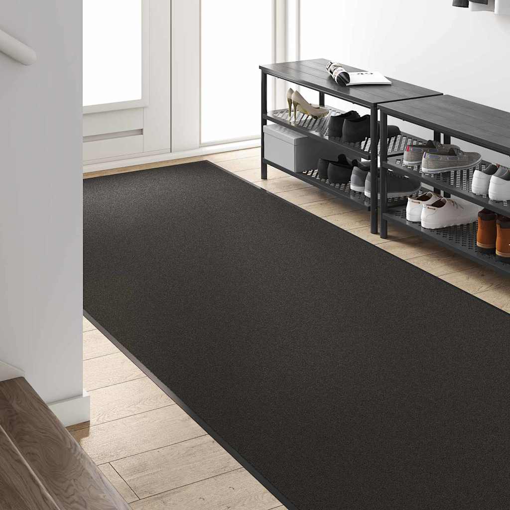 Vidaxx Fußmatte sonst schwarz 120 x 300 cm Polypropylen und Vinyl