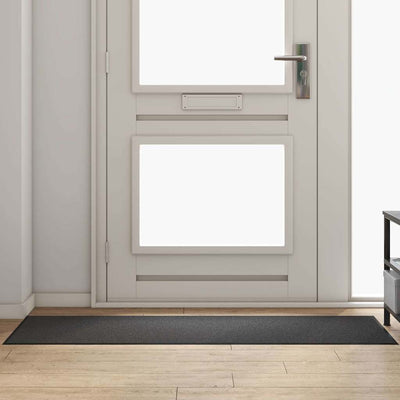 Vidaxl Fußmatte Anthrazit und Schwarz 60 x 180 cm Polypropylen und Vinyl