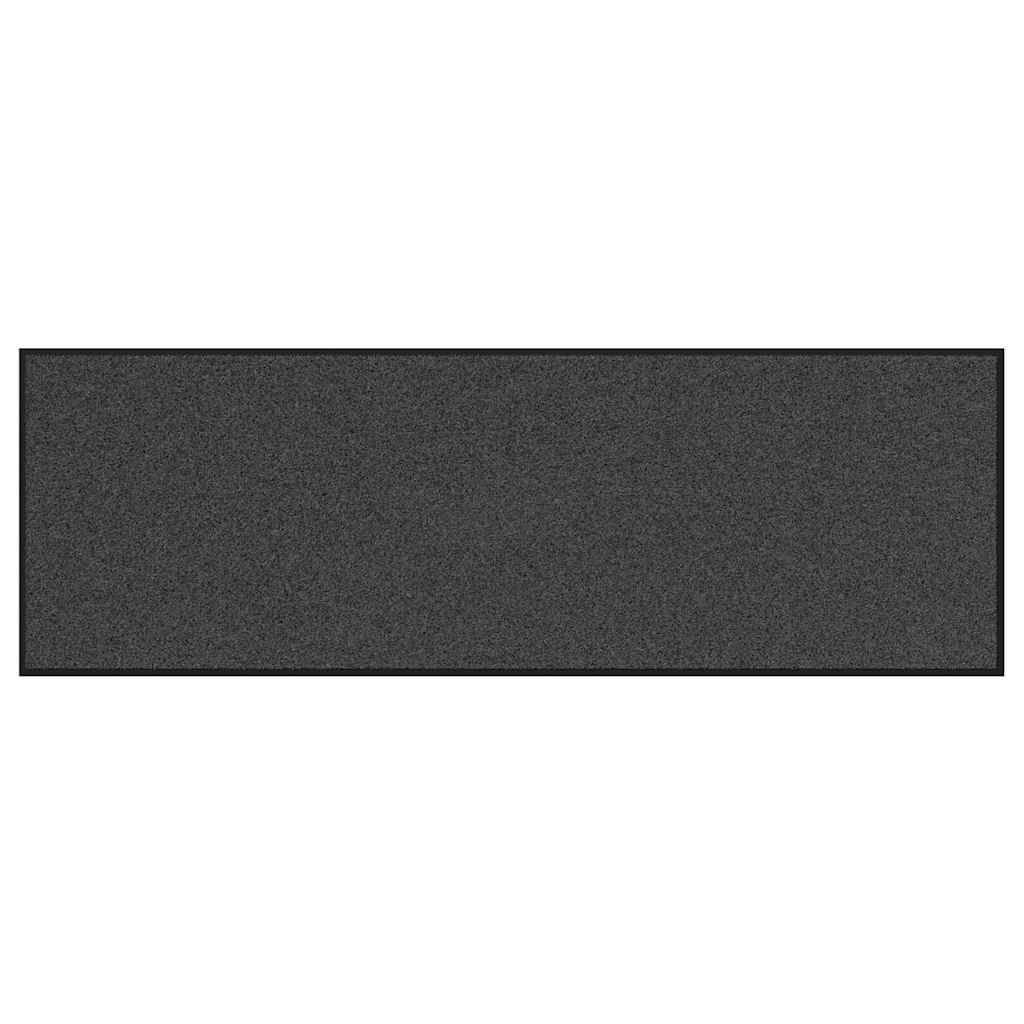 Vidaxl Fußmatte Anthrazit und Schwarz 60 x 180 cm Polypropylen und Vinyl