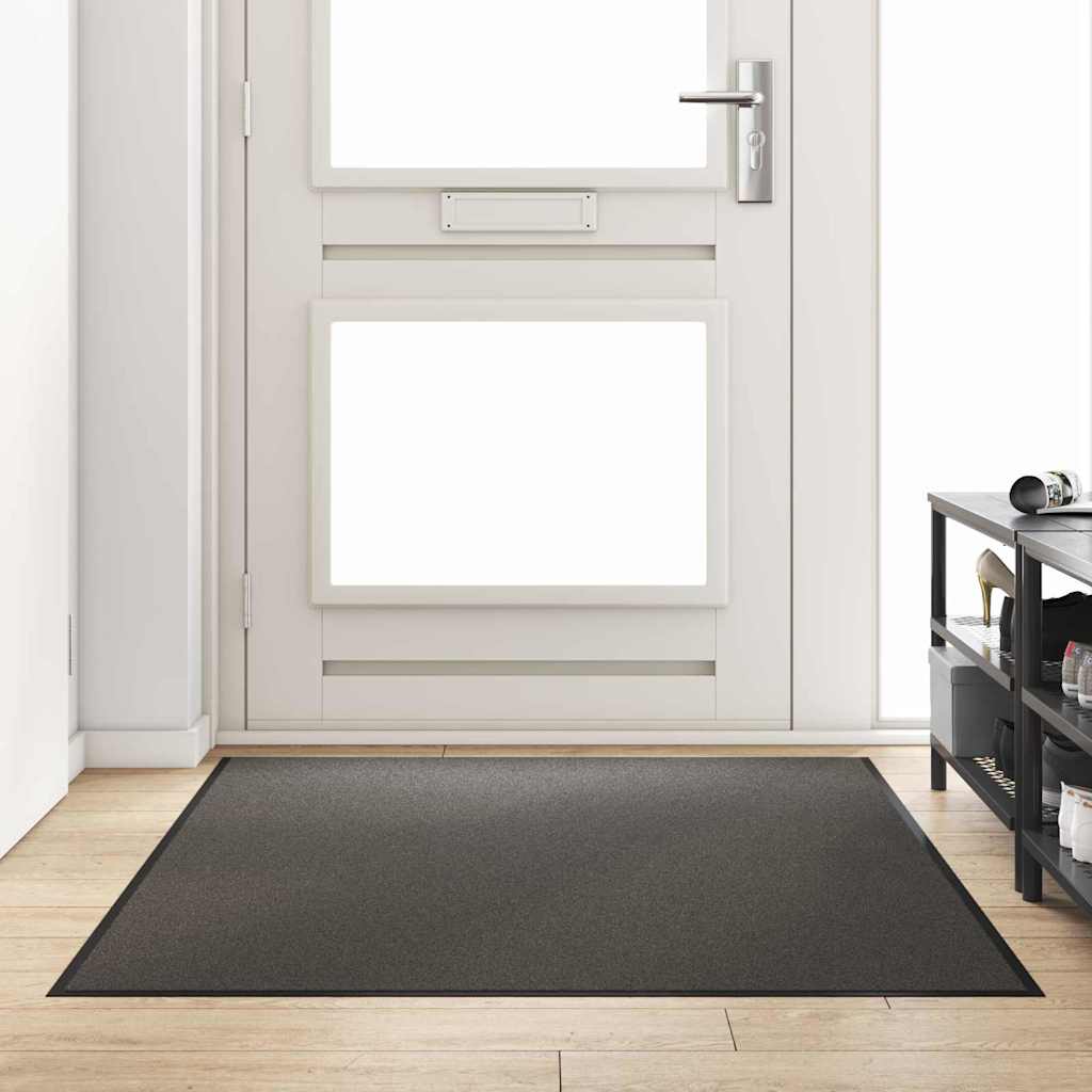 Vidaxl Fußmatte Anthrazit und Schwarz 120 x 180 cm Polypropylen und Vinyl