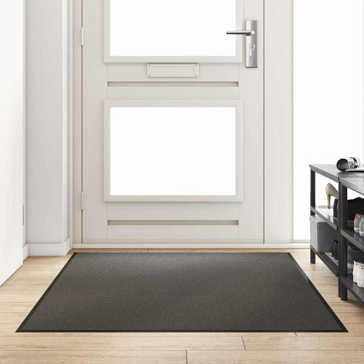 Vidaxl Fußmatte Anthrazit und Schwarz 120 x 180 cm Polypropylen und Vinyl