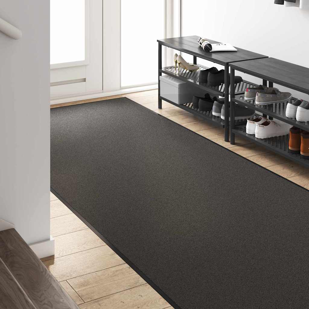 Vidaxx Fußmatte Anthrazit und Schwarz 120 x 400 cm Polypropylen und Vinyl