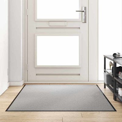 Vidaxx Fußmatte grau und schwarz 120 x 180 cm Polypropylen und Vinyl