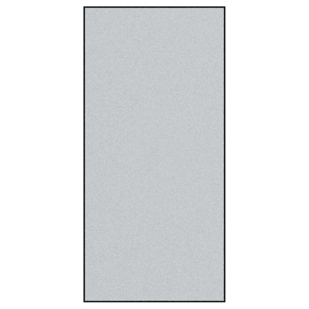 Vidaxx Fußmatte grau und schwarz 120 x 250 cm Polypropylen und Vinyl