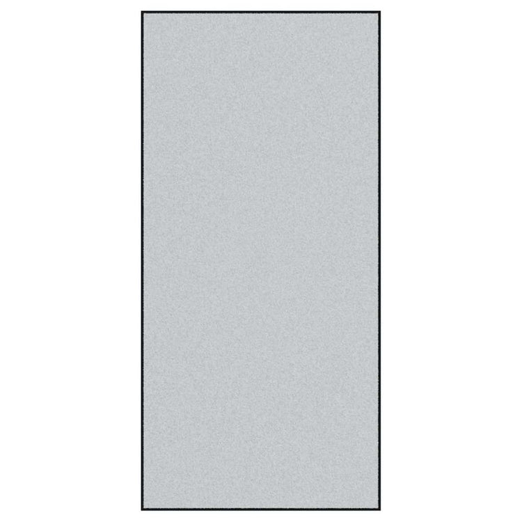 Vidaxx Fußmatte grau und schwarz 120 x 250 cm Polypropylen und Vinyl