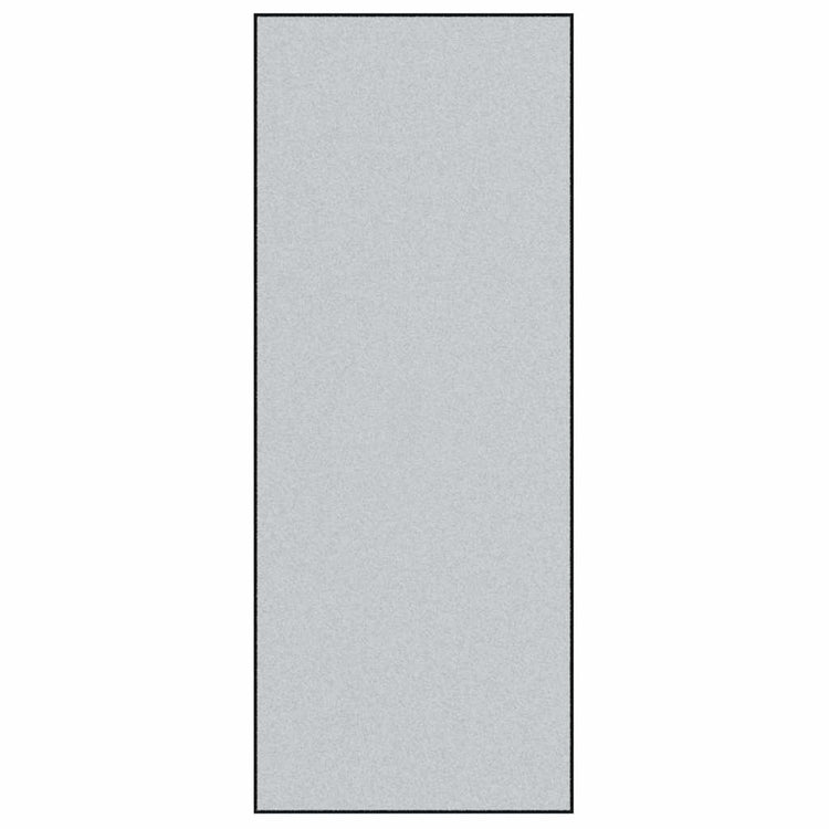 Vidaxx Fußmatte grau und schwarz 120 x 300 cm Polypropylen und Vinyl