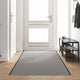Vidaxx Fußmatte grau und schwarz 120 x 350 cm Polypropylen und Vinyl