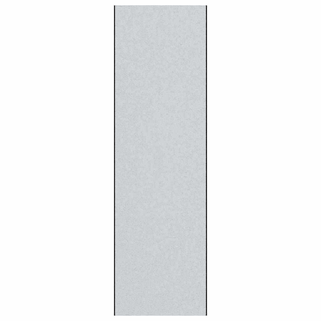 Vidaxx Fußmatte grau und schwarz 120 x 400 cm Polypropylen und Vinyl