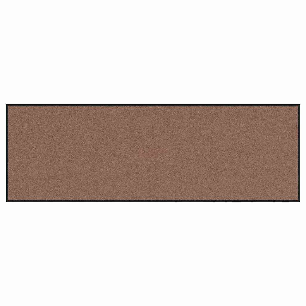 Vidaxx Fußmatte braun und schwarz 60 x 180 cm Polypropylen und Vinyl