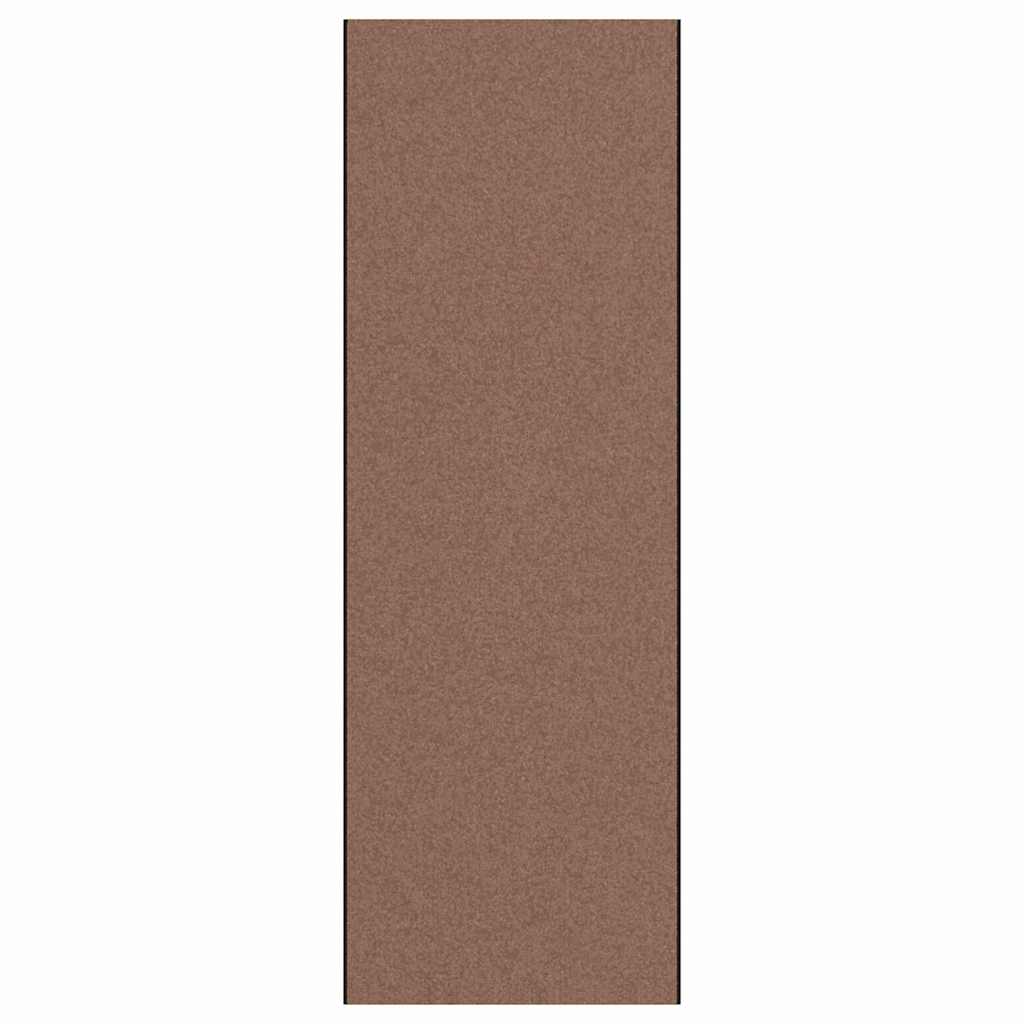 Vidaxx Fußmatte braun und schwarz 120 x 350 cm Polypropylen und Vinyl