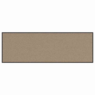 Vidaxx Fußmatte Beige und Schwarz 60 x 180 cm Polypropylen und Vinyl