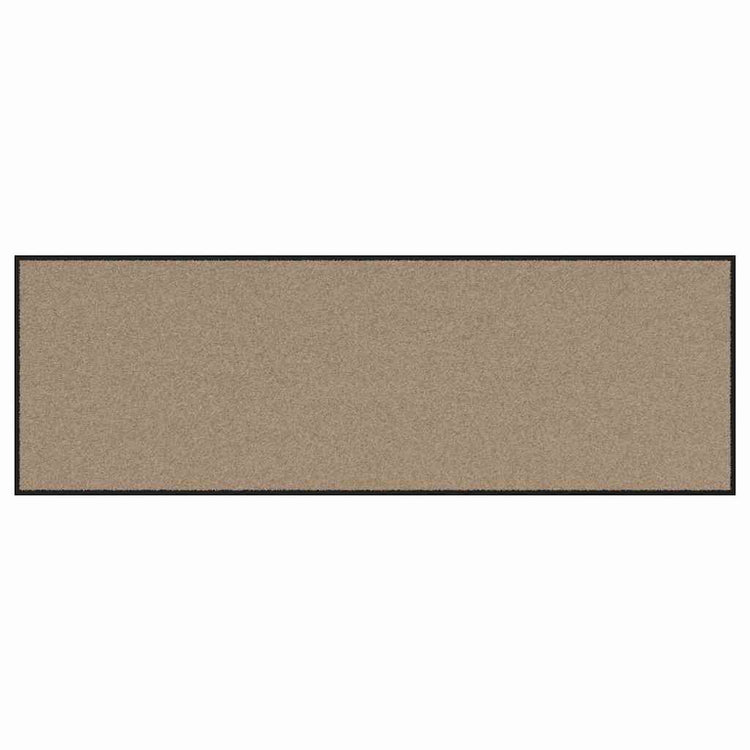 Vidaxx Fußmatte Beige und Schwarz 60 x 180 cm Polypropylen und Vinyl
