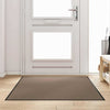 Vidaxx Fußmatte Beige und Schwarz 120 x 180 cm Polypropylen und Vinyl