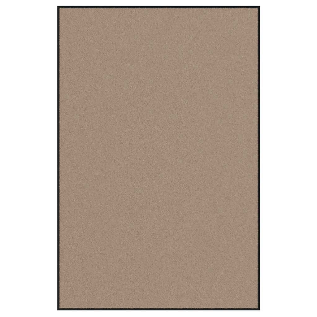 Vidaxx Fußmatte Beige und Schwarz 120 x 180 cm Polypropylen und Vinyl